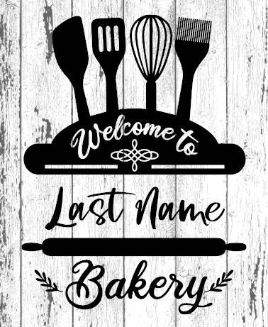 WELCOME TO BAKERY Wall Sticker Vinyl Sticker – Wallpaper for Less